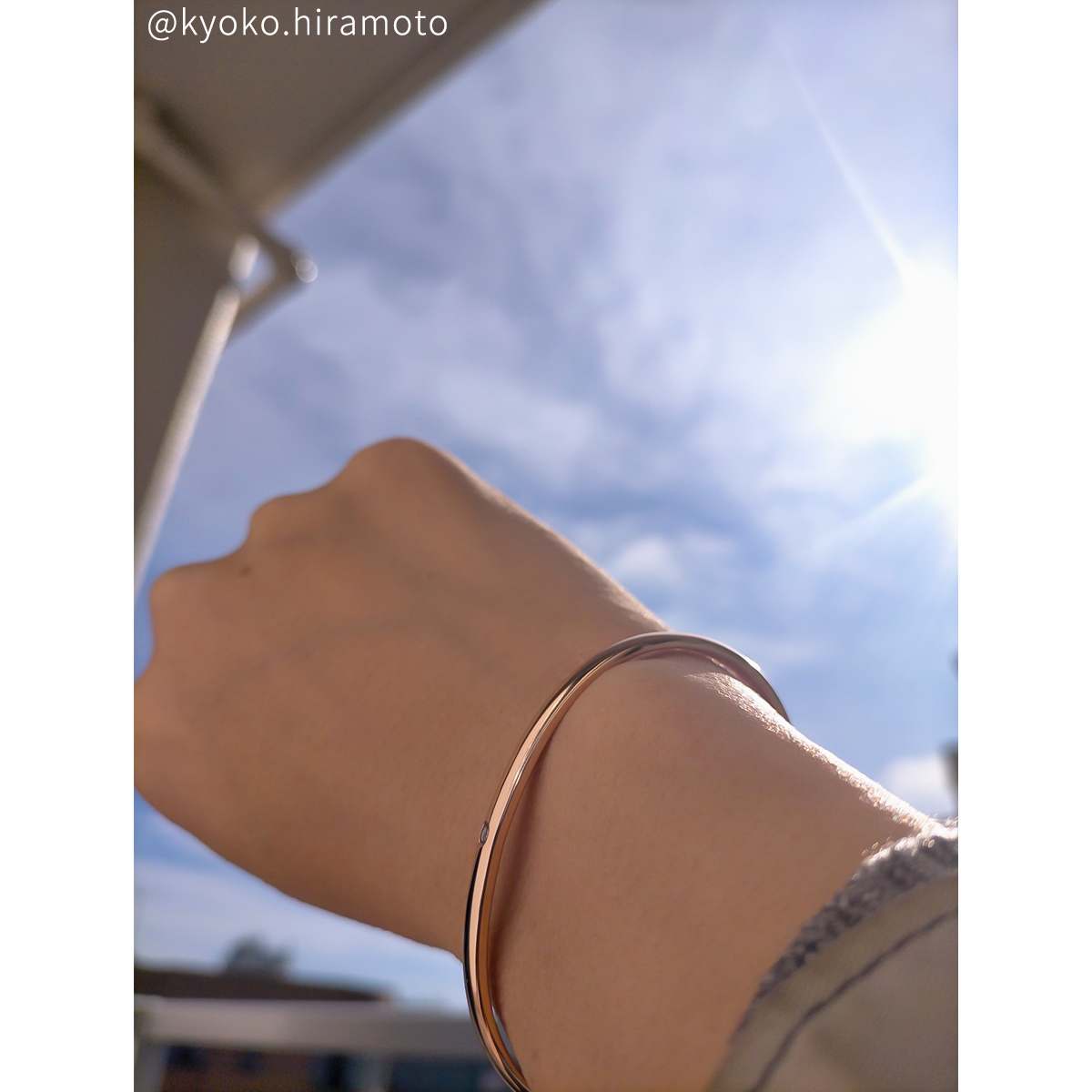 【刻印無料・セミオーダー・ペアでお届け】シンプルなスリム甲丸のペアバングル　klb056