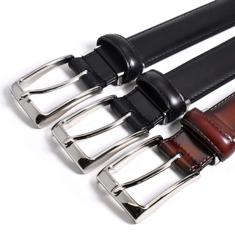 【BOX付/日本製】AdvanLeather 牛革メンズベルト｜30mm幅