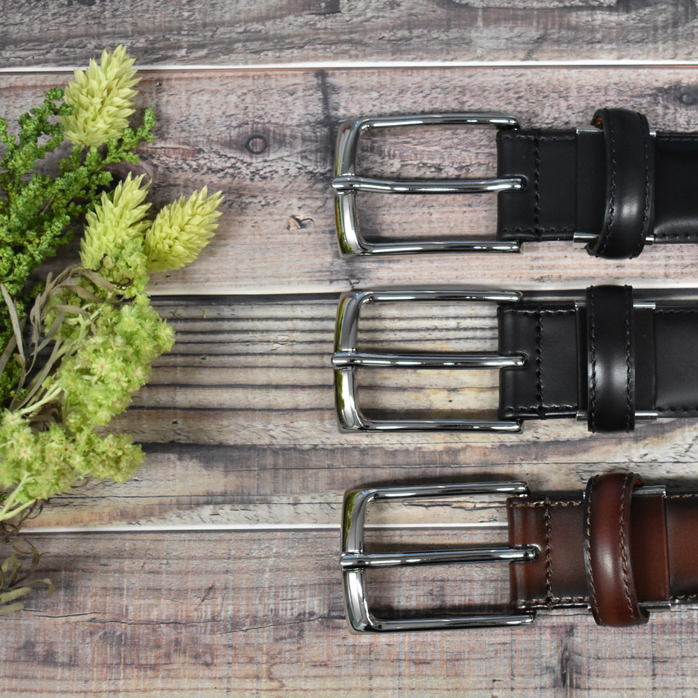 【BOX付/日本製】AdvanLeather 牛革メンズベルト｜30mm幅