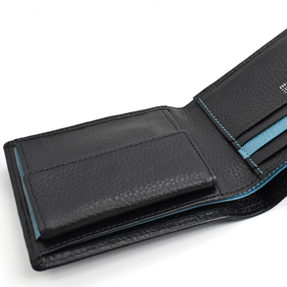 NewPeople メンズ二つ折り財布【本革】