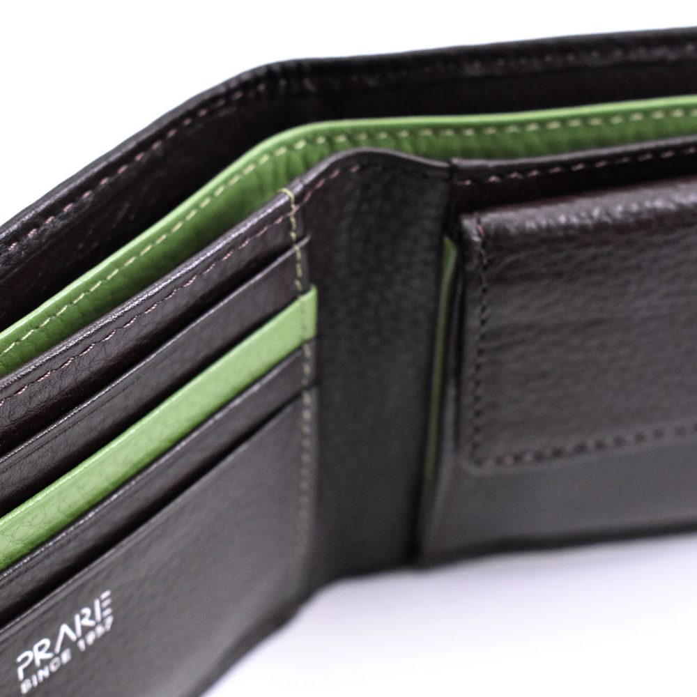 NewPeople メンズ二つ折り財布【本革】