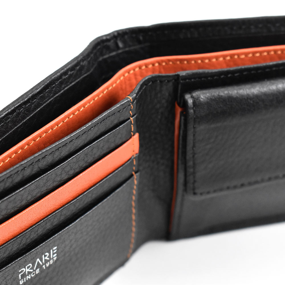 NewPeople メンズ二つ折り財布【本革】