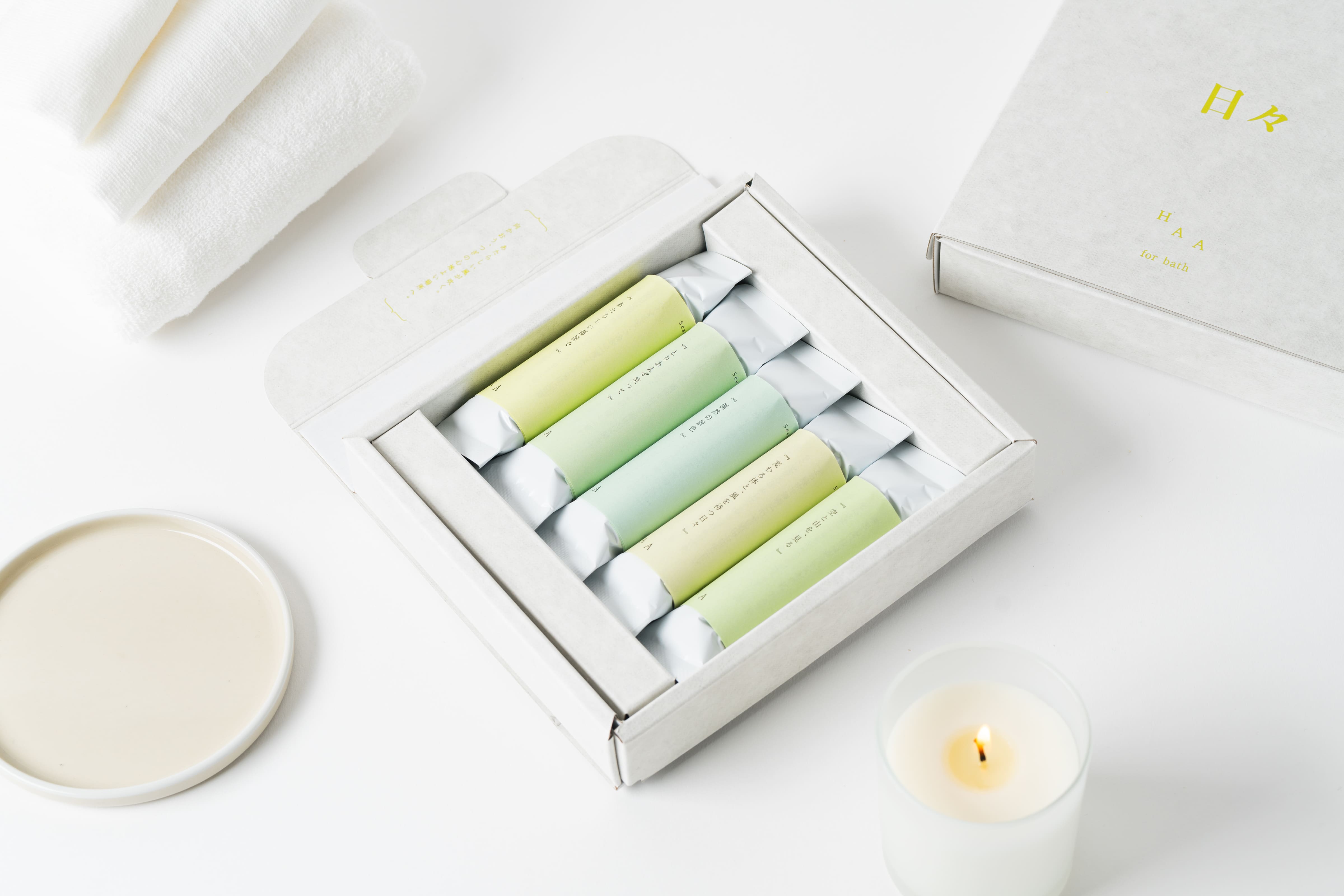 限りなく天然温泉に近い入浴剤「HAA for bath 日々（5個入り