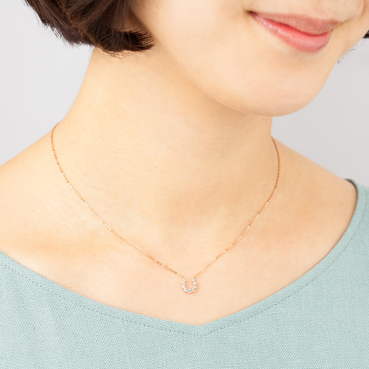 【名入れ】馬蹄ネックレス&オルゴールケースセット