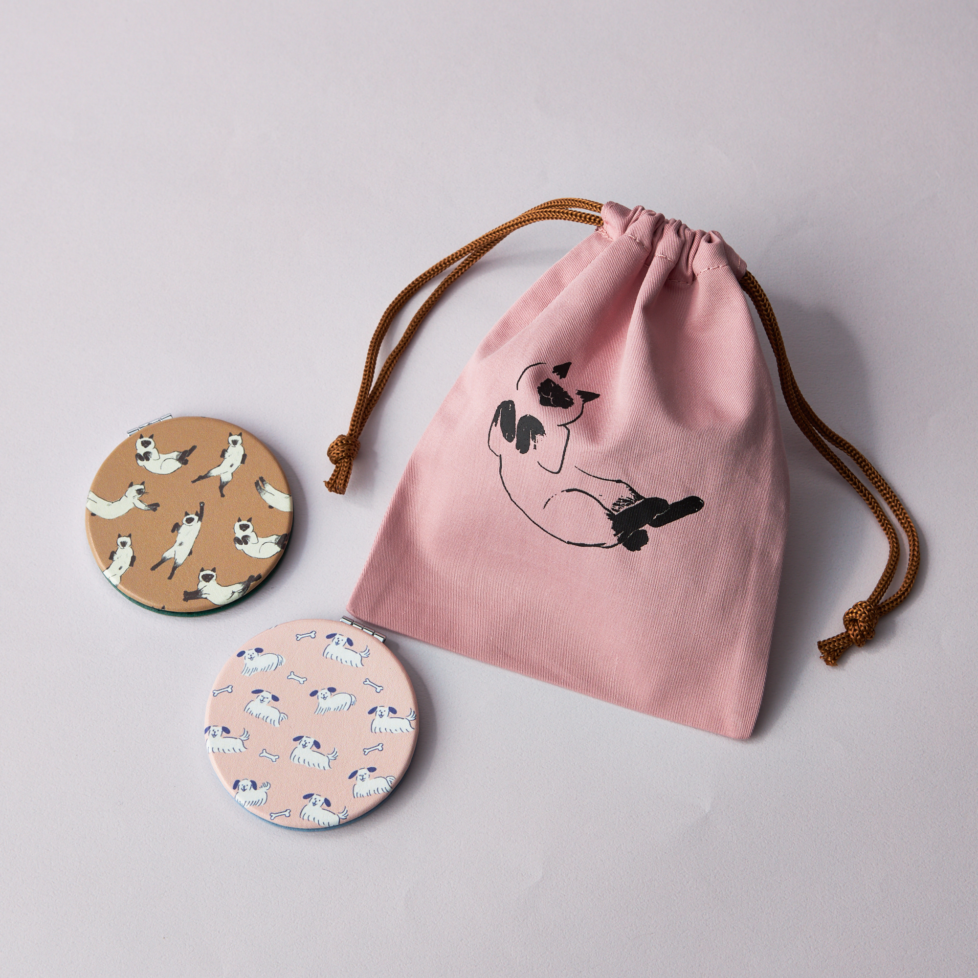 WOMEN】アイス刺繍ラウンドポーチ＆ハンドクリーム | gelato pique
