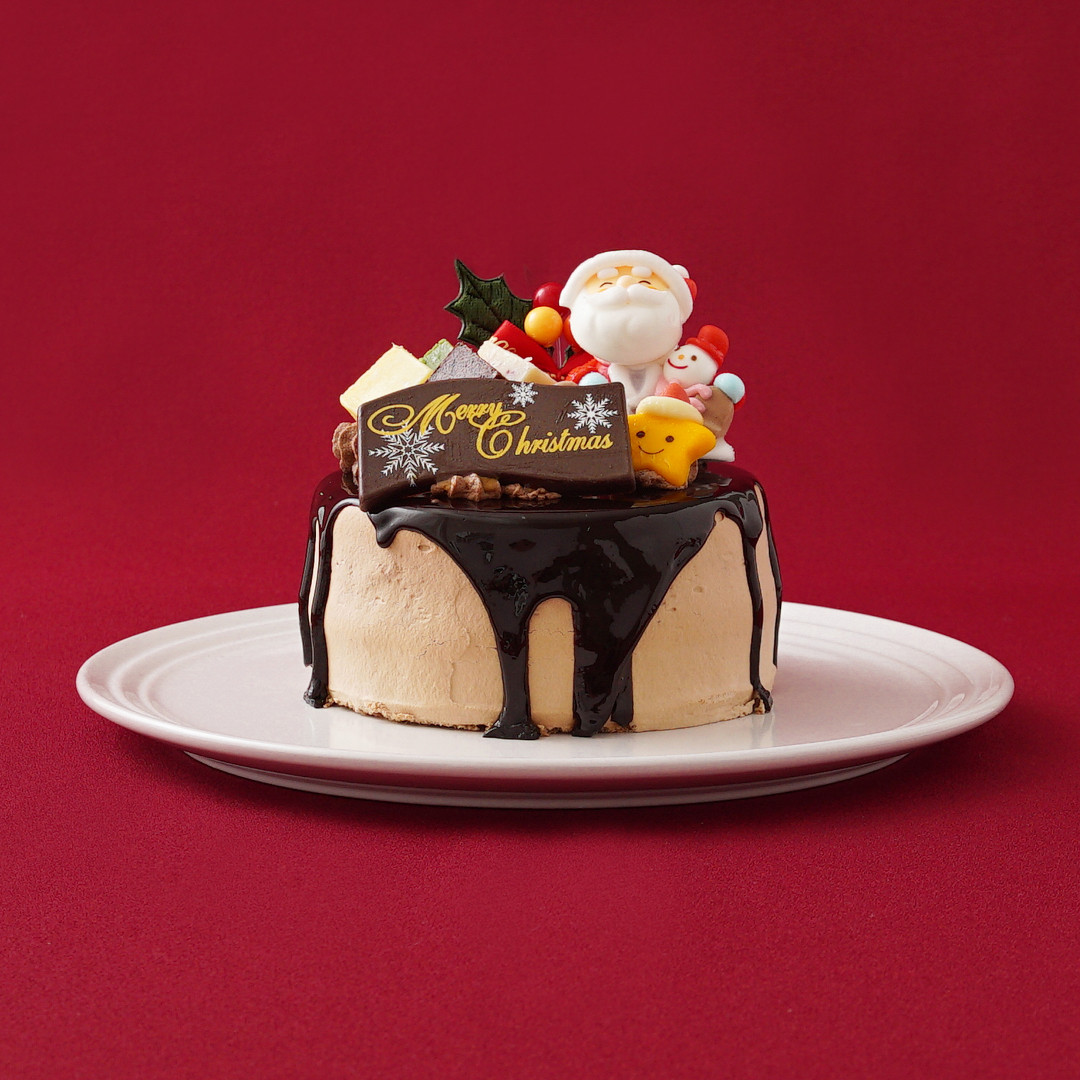 Xmas ドリップチョコケーキ クリスマス