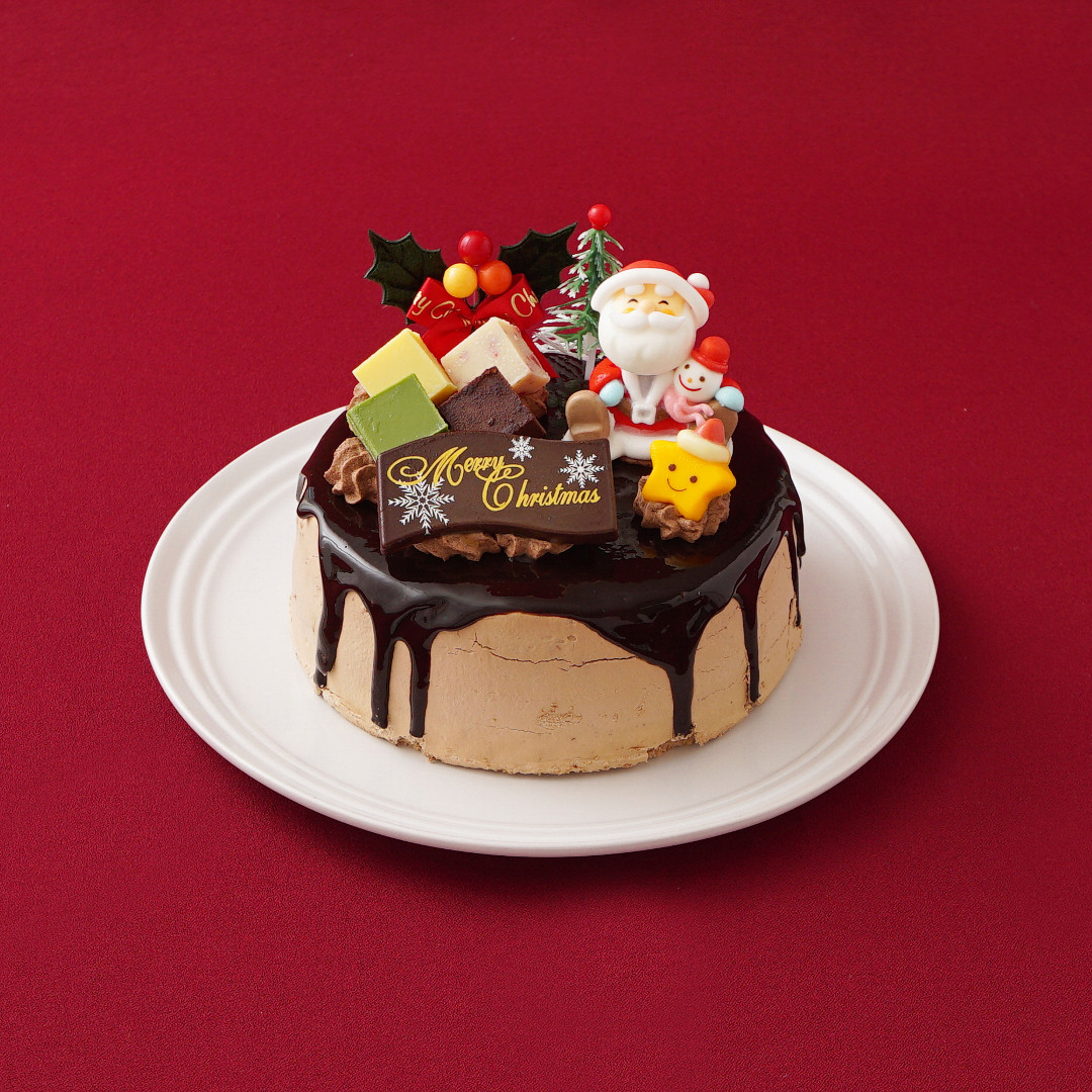 Xmas ドリップチョコケーキ クリスマス
