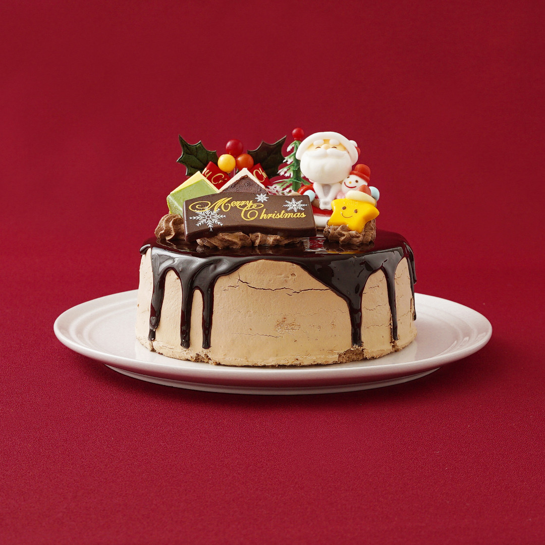 Xmas ドリップチョコケーキ クリスマス