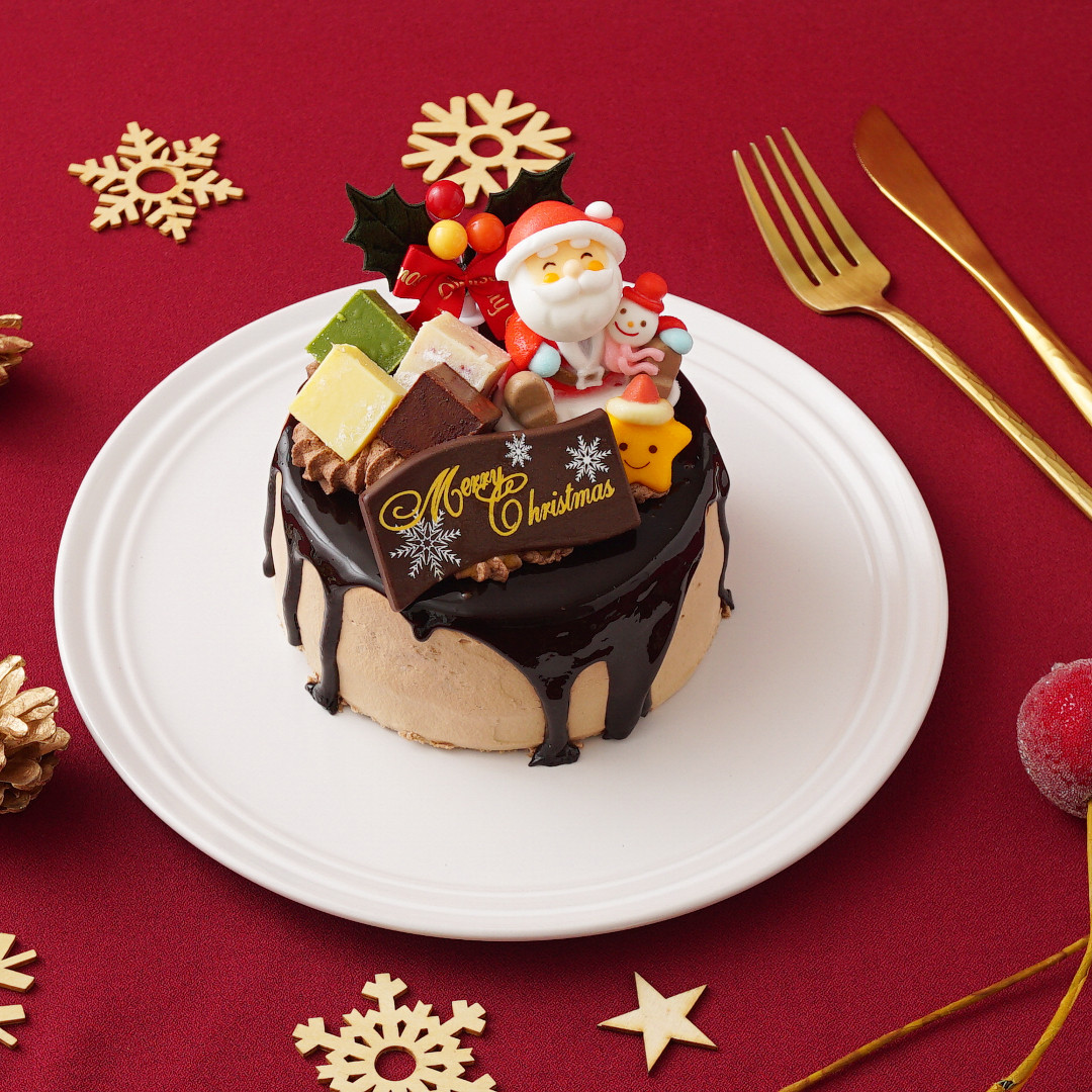 店舗受取】クリスマスケーキ 2024 センイルケーキ 4号 13.5cm 2