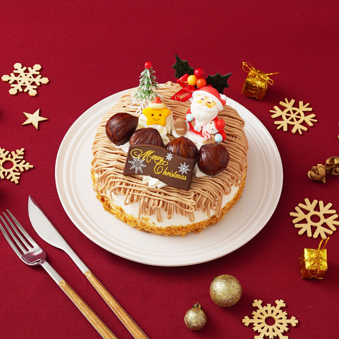 Xmas モンブランデコレーション クリスマス