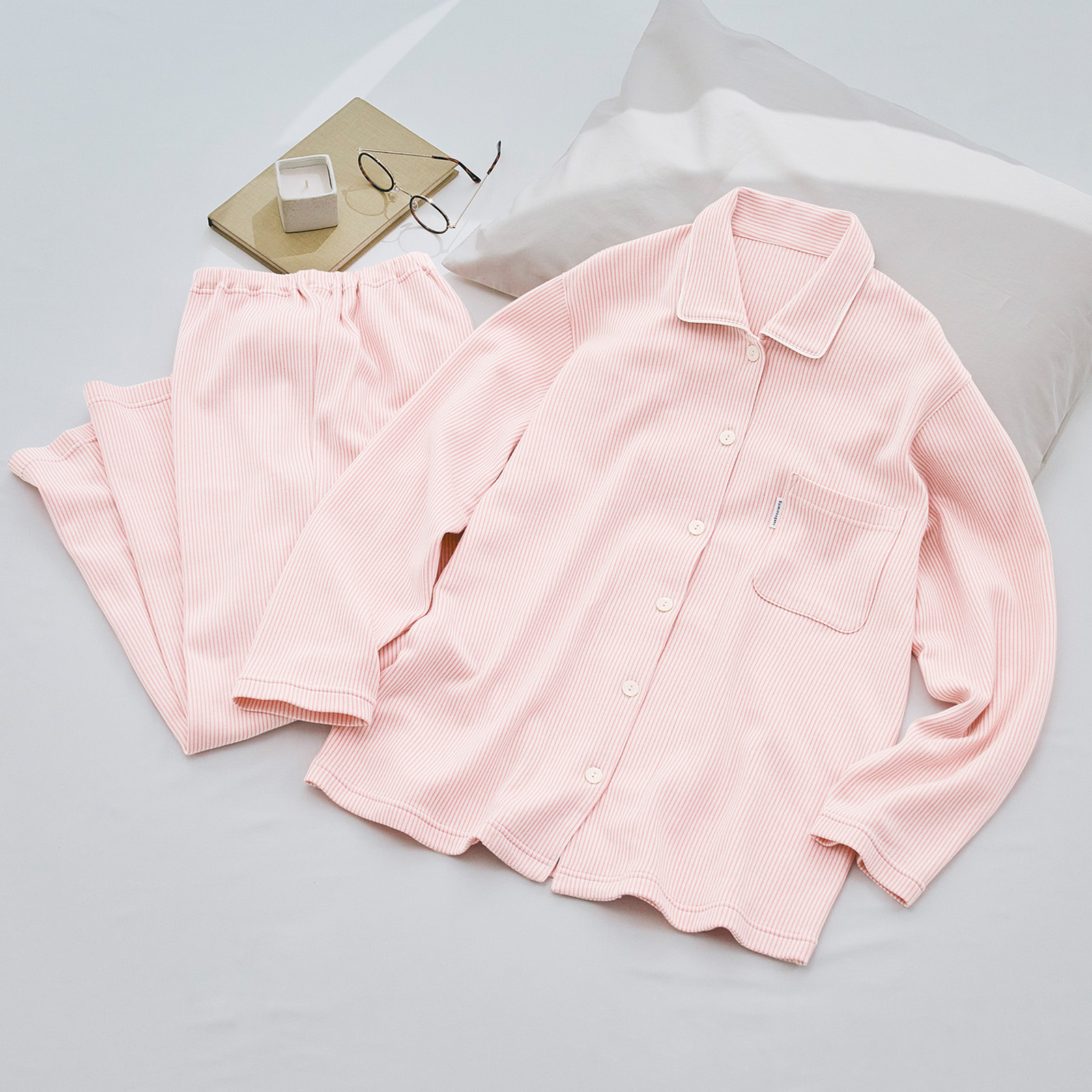 【睡眠科学】しっとりなめらかふわふわ触感の「ふわごころ」レディースパジャマ