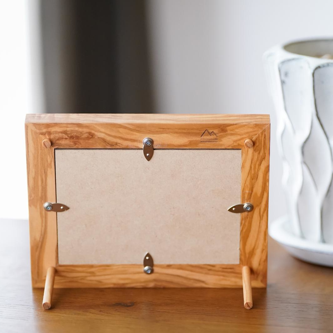 オリーブの木で作るフォトフレーム