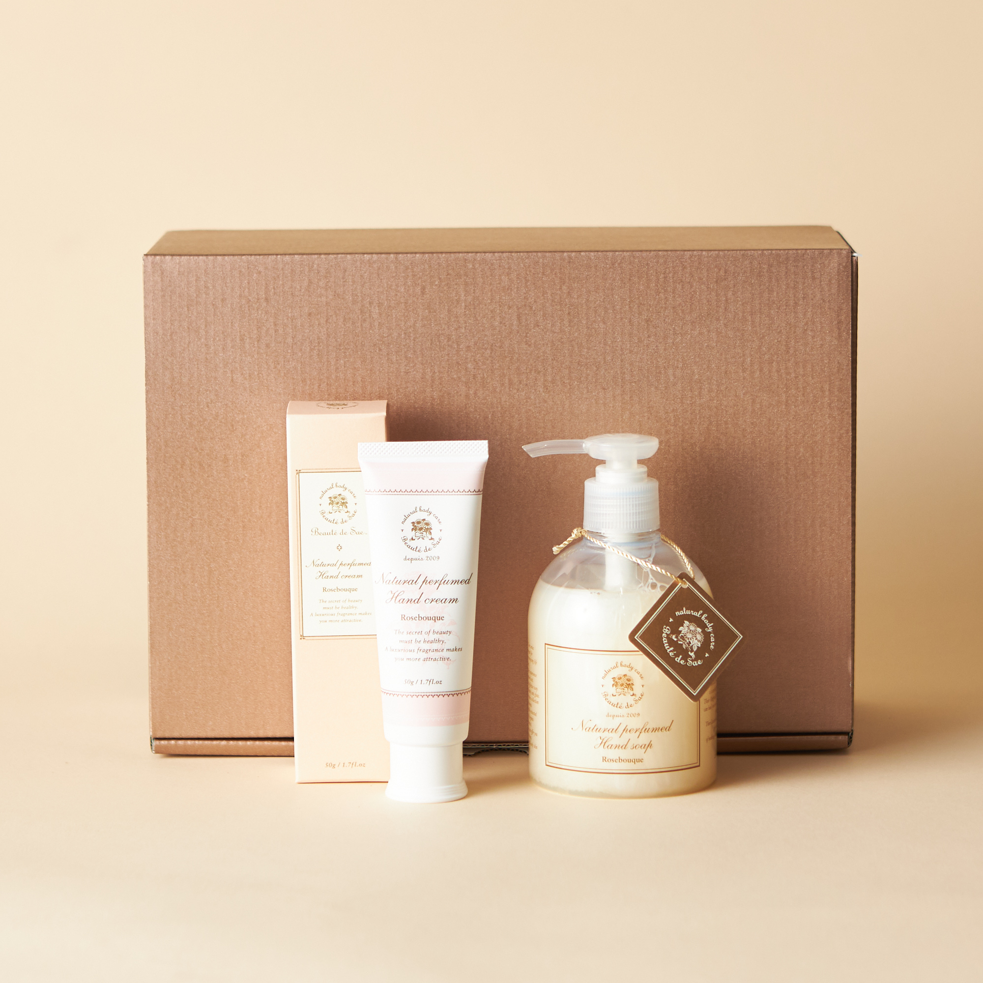 【お友達が香りを選べる/BOX付】ハンドウォッシュ&ハンドクリームギフト