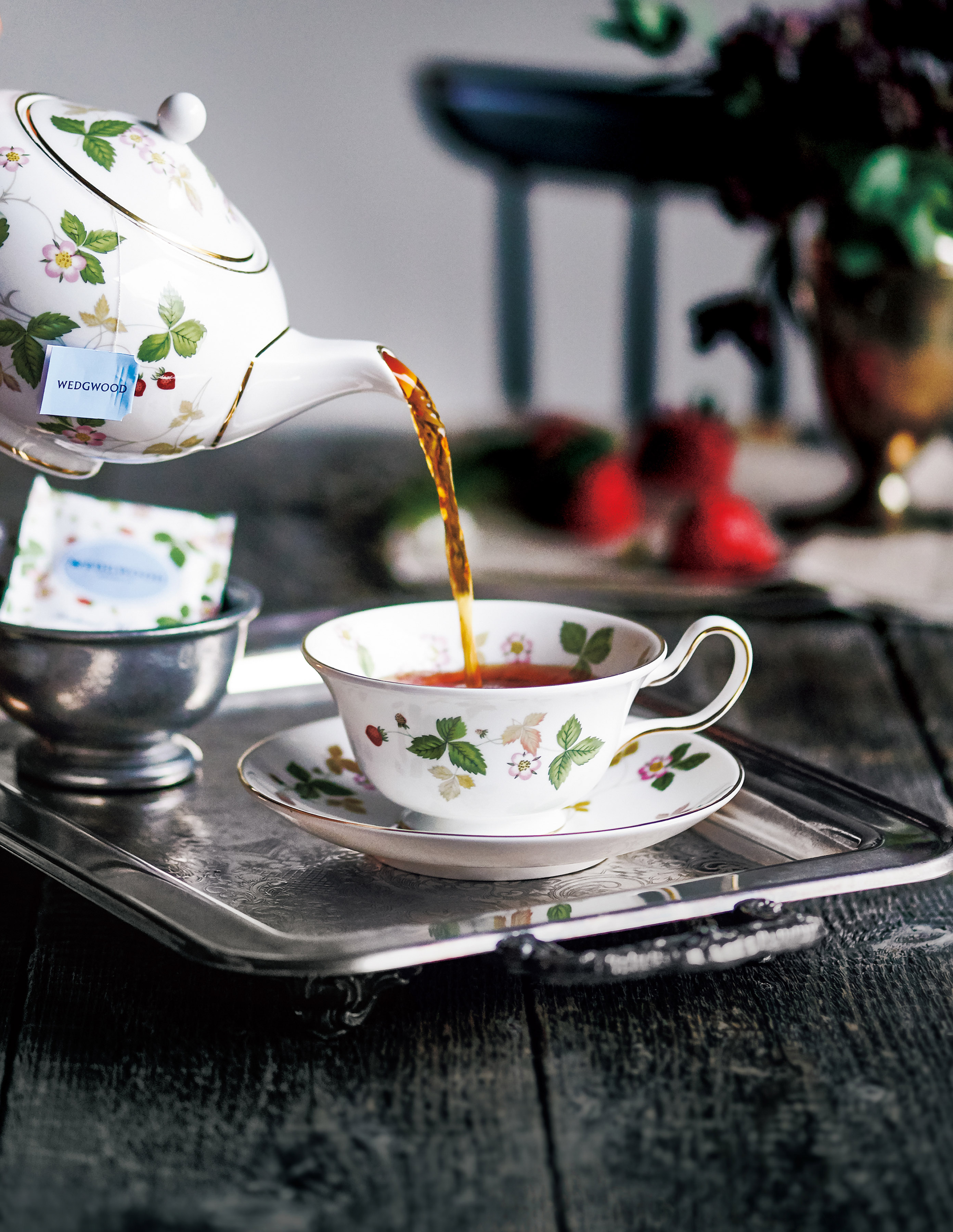 WEDGWOOD ワイルドストロベリー＆選べるカフェ・オウザンセット