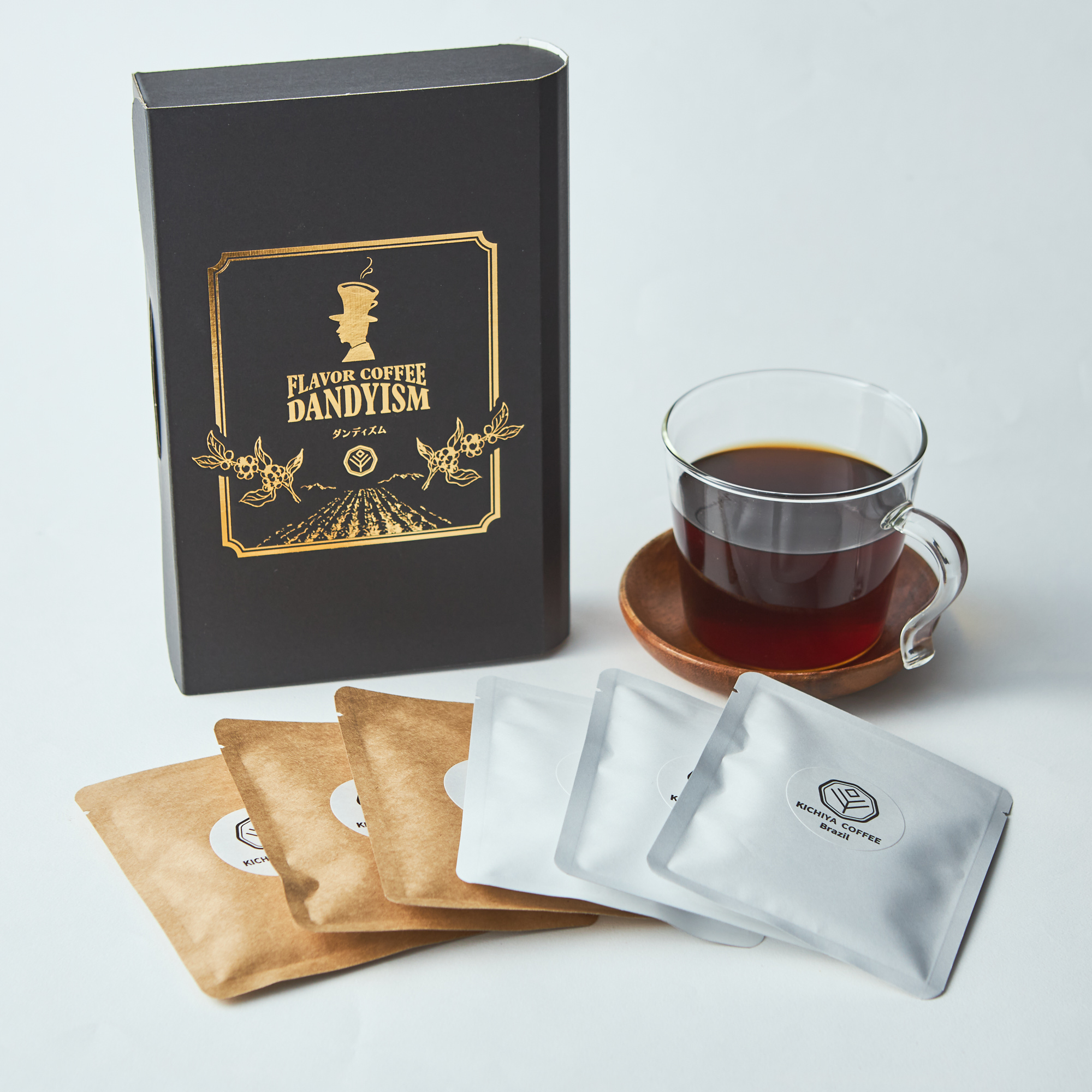 クリスマスボックス付き！ウイスキー香るフレーバーコーヒーと選べるスイーツのセット