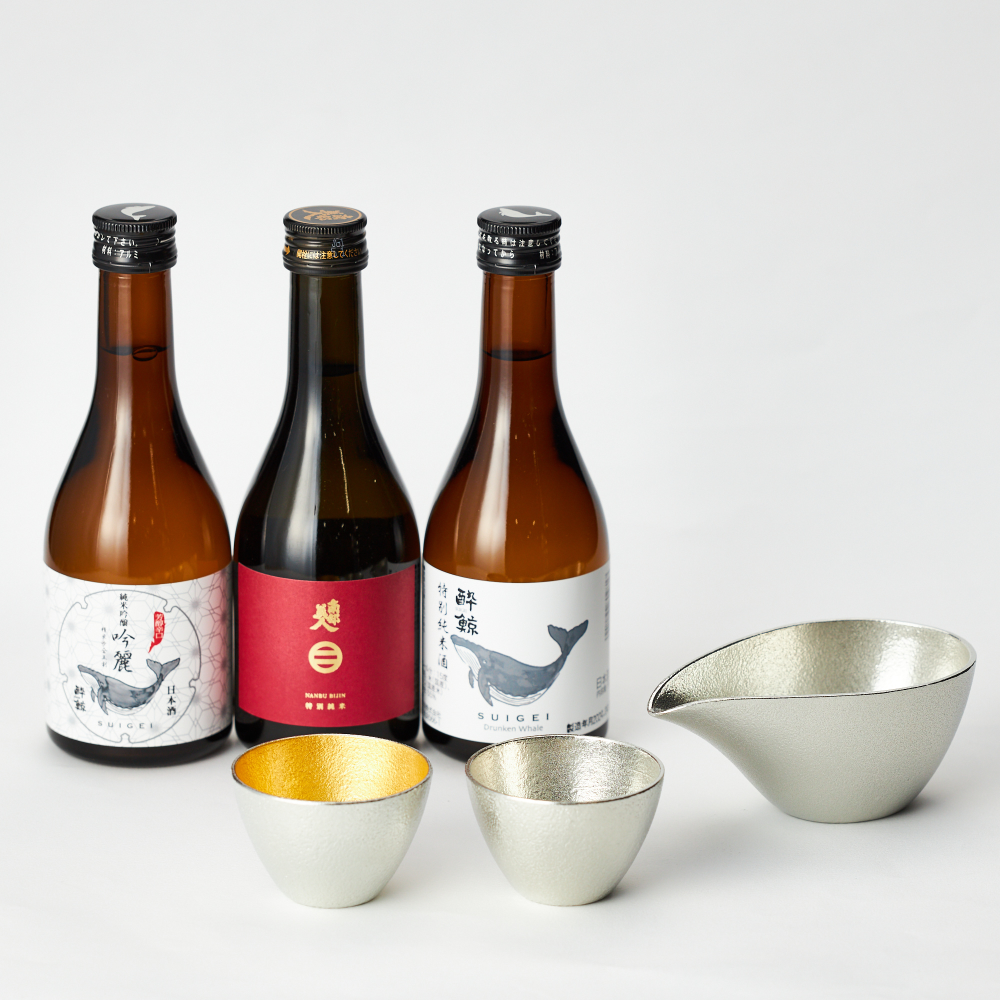 未使用品】 穂高隆児作 彩刷毛目片口 彩刷毛目盃 酒器