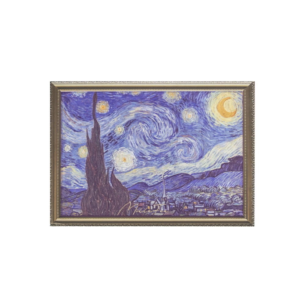 【友達が色を選べる/BOX付】絵画のアイシャドウ＆ハンカチセット