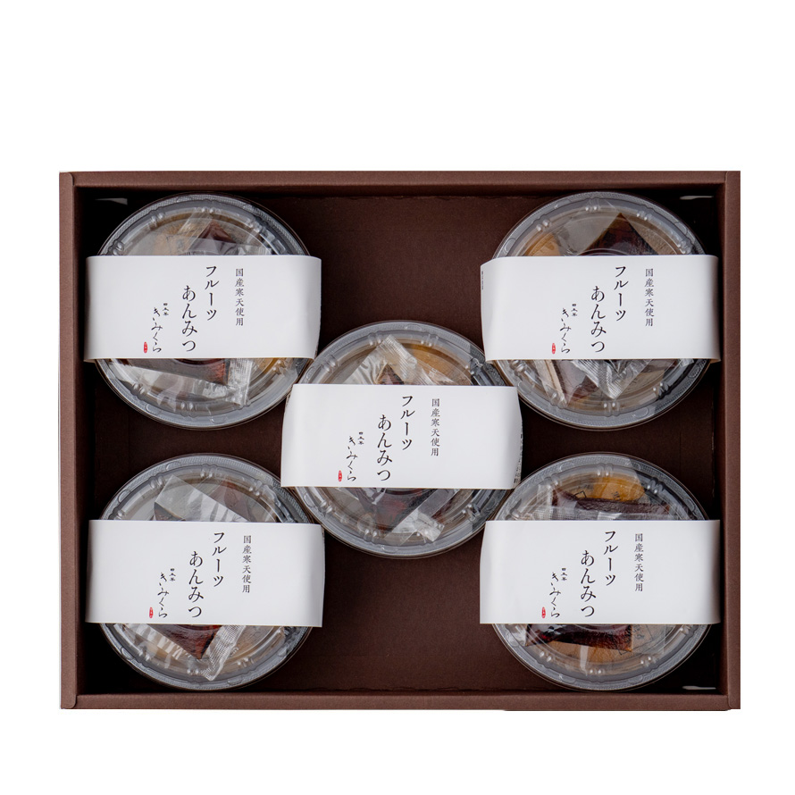 あんみつギフト(5個セット)