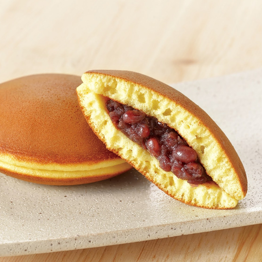 あんみつとどら焼きの日本茶セット