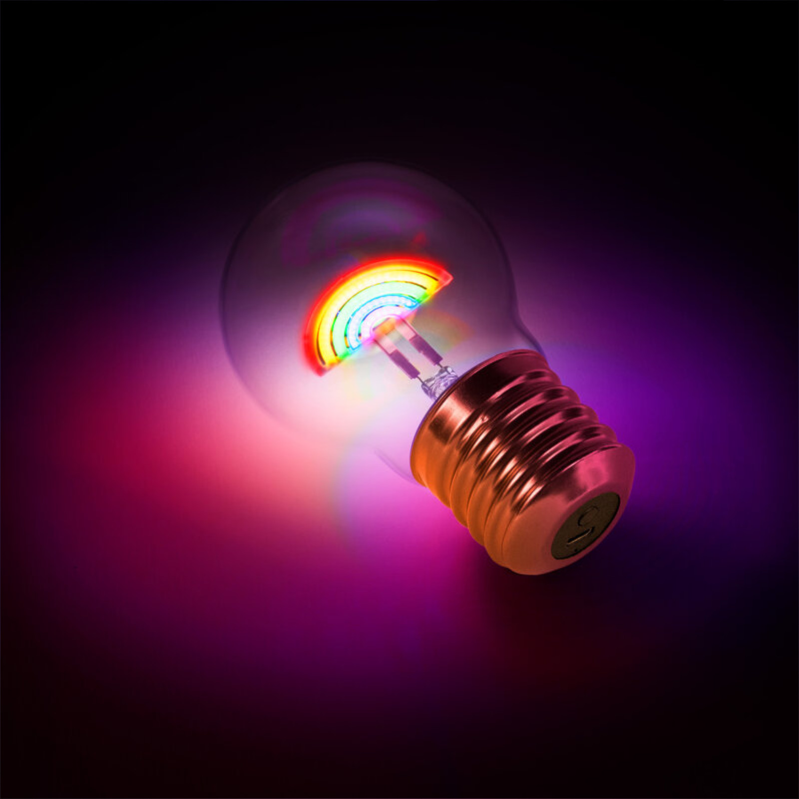 Rainbow Light Bulb｜コードレス電球型ライト