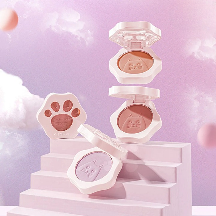 【お友達が色を選べる】肉球チーク