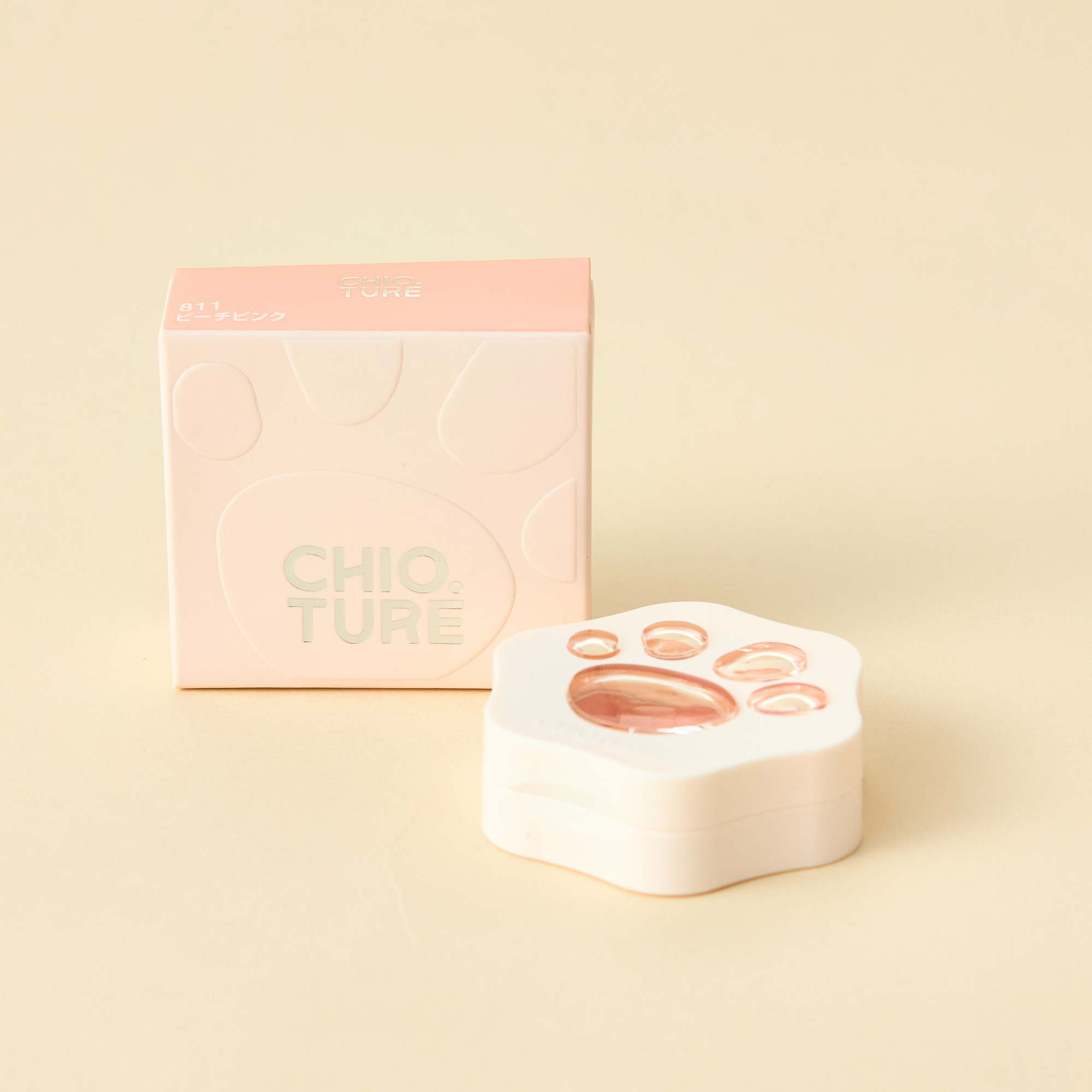 【お友達が色を選べる】肉球チーク