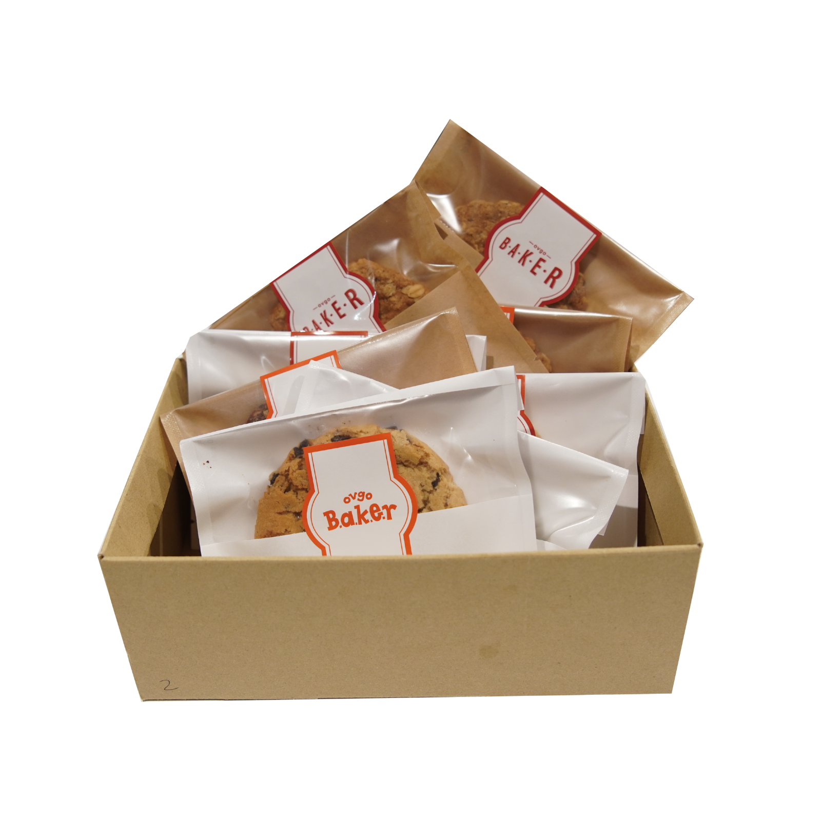 【ギフト限定】8枚入りオリジナル×オートミールギフトボックス（ソフトクッキー4枚 / オートミールクッキー4枚）