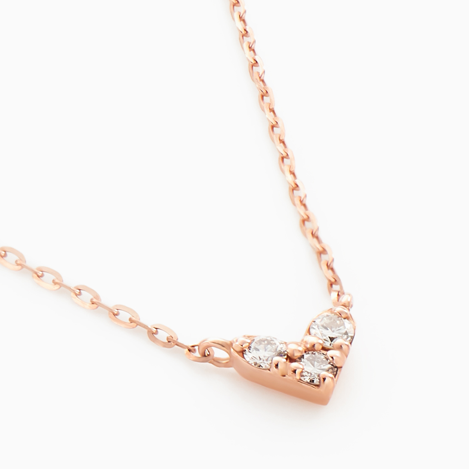 K10PG ダイヤモンド ネックレス|festaria Online Shop(フェスタ