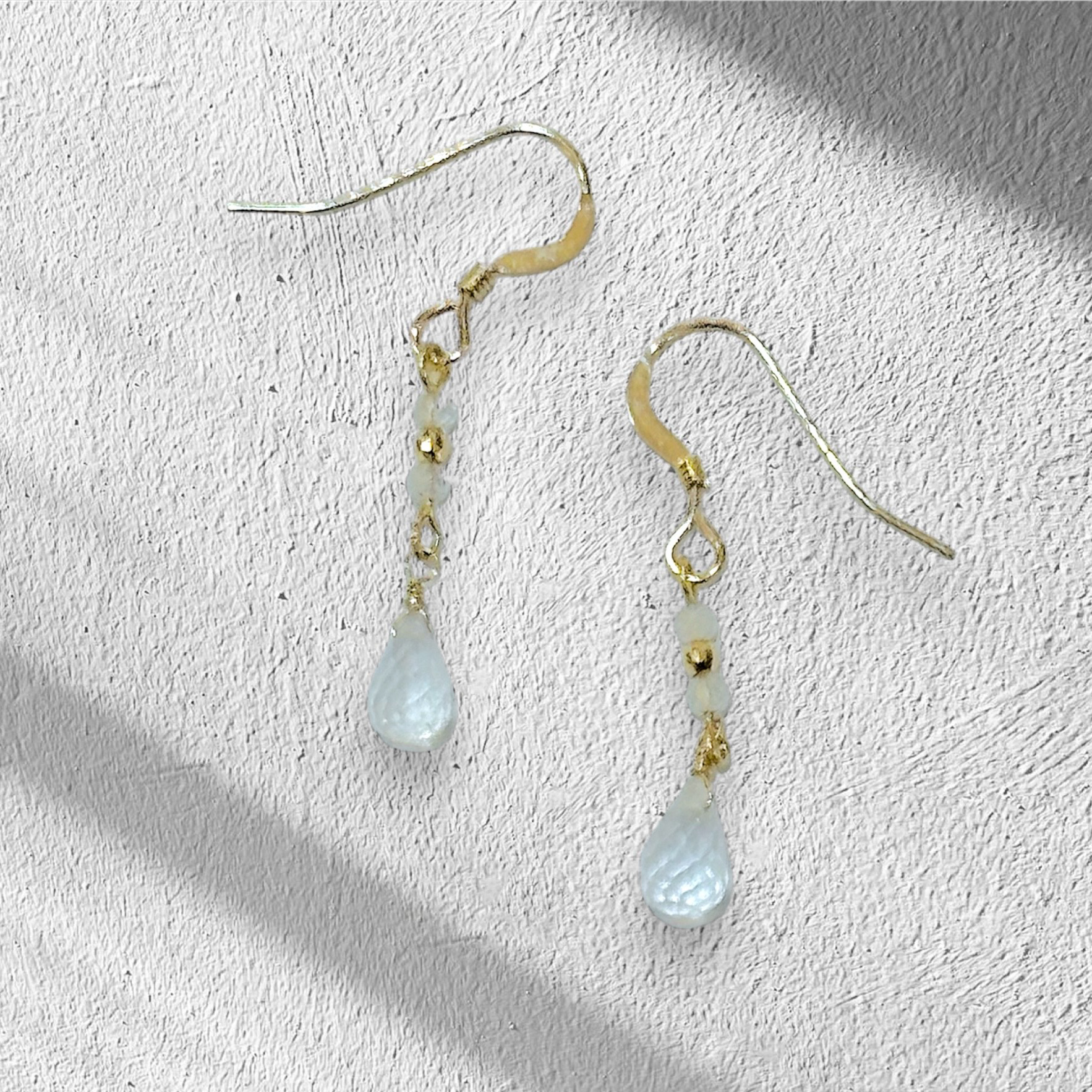 K14GFブリオレットカットピアス