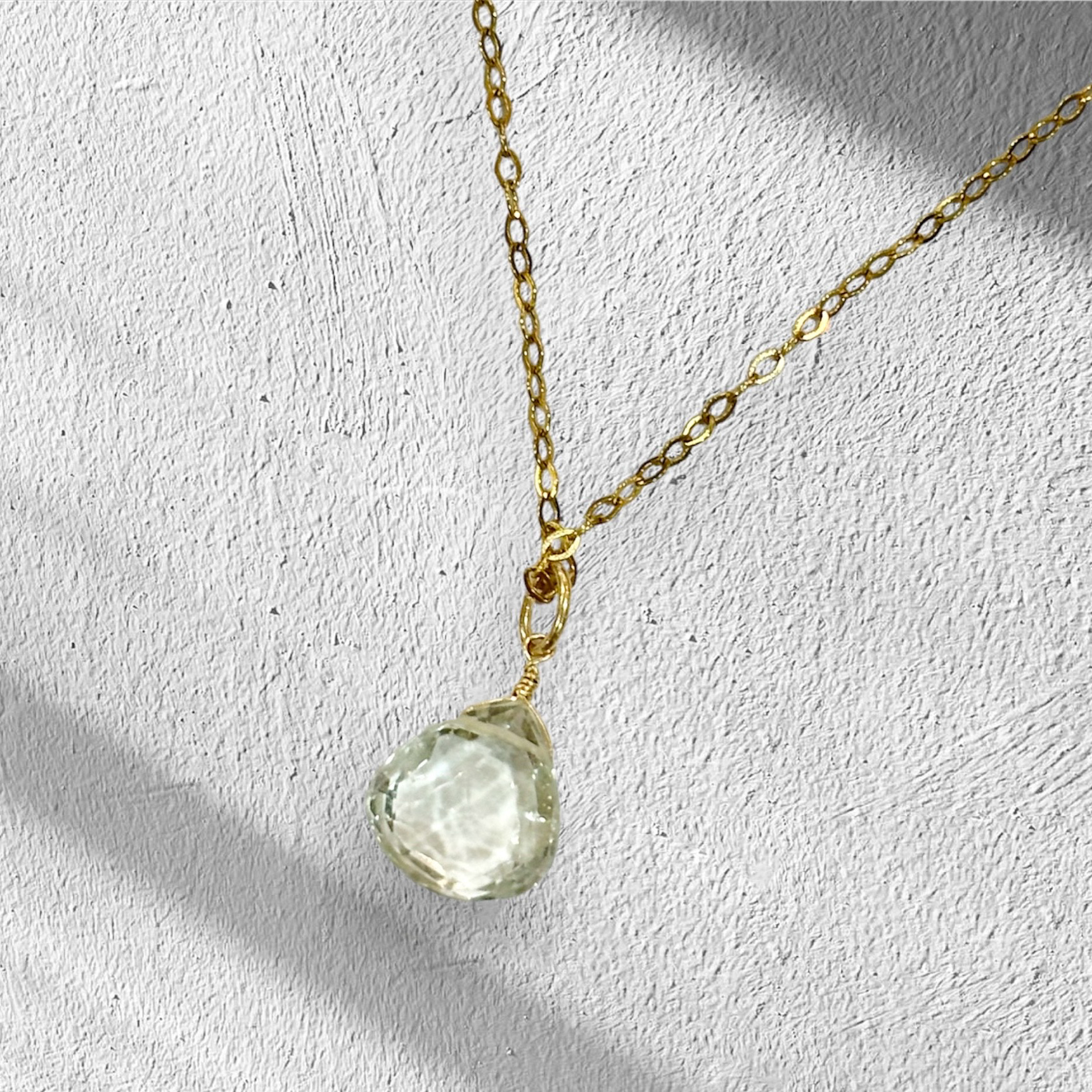 K14GFマロンカットネックレス