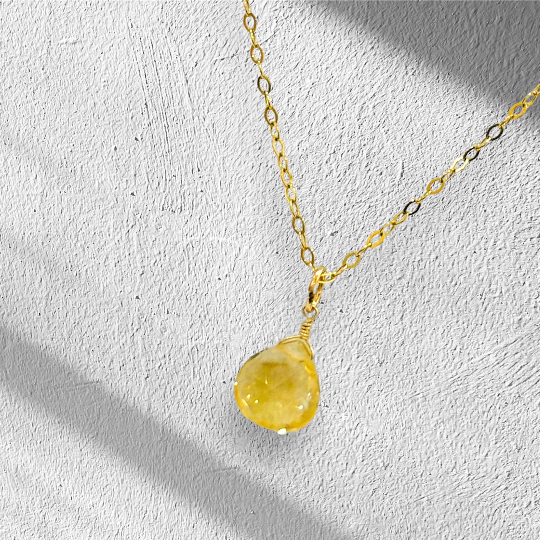 K14GFマロンカットネックレス