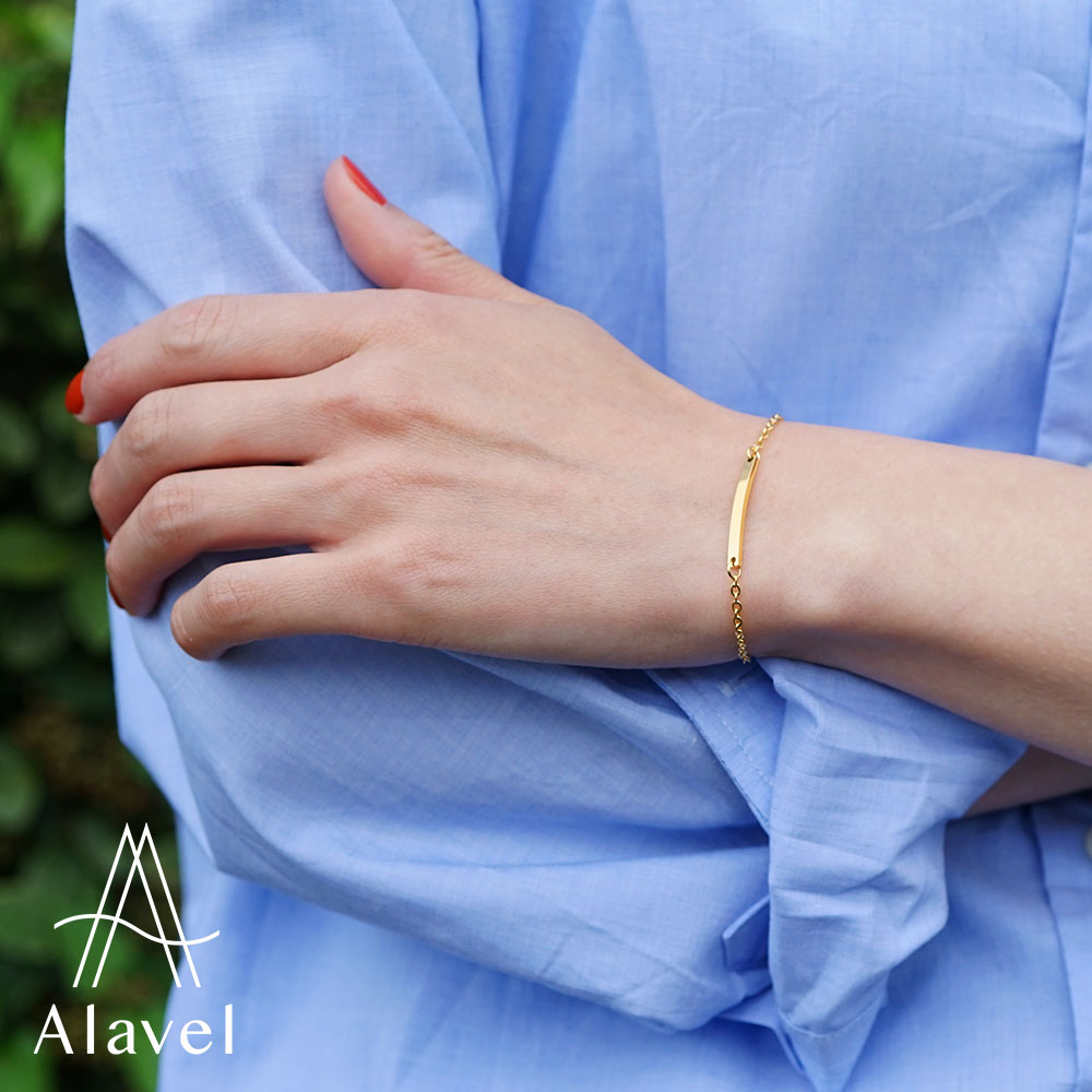 【ペア/刻印】チェーン ブレスレット MS AP1003