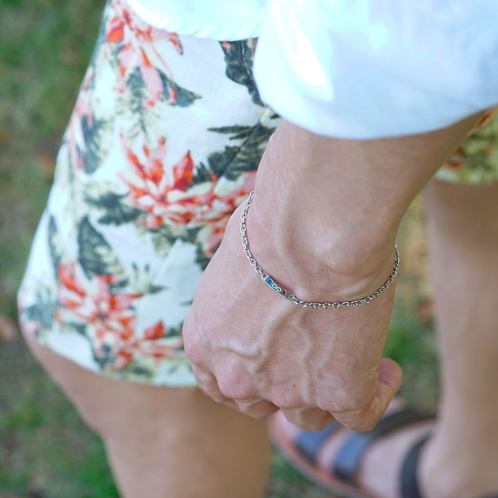 【セミオーダー・刻印】誕生石 チェーン ブレスレット TWWA APB0116 