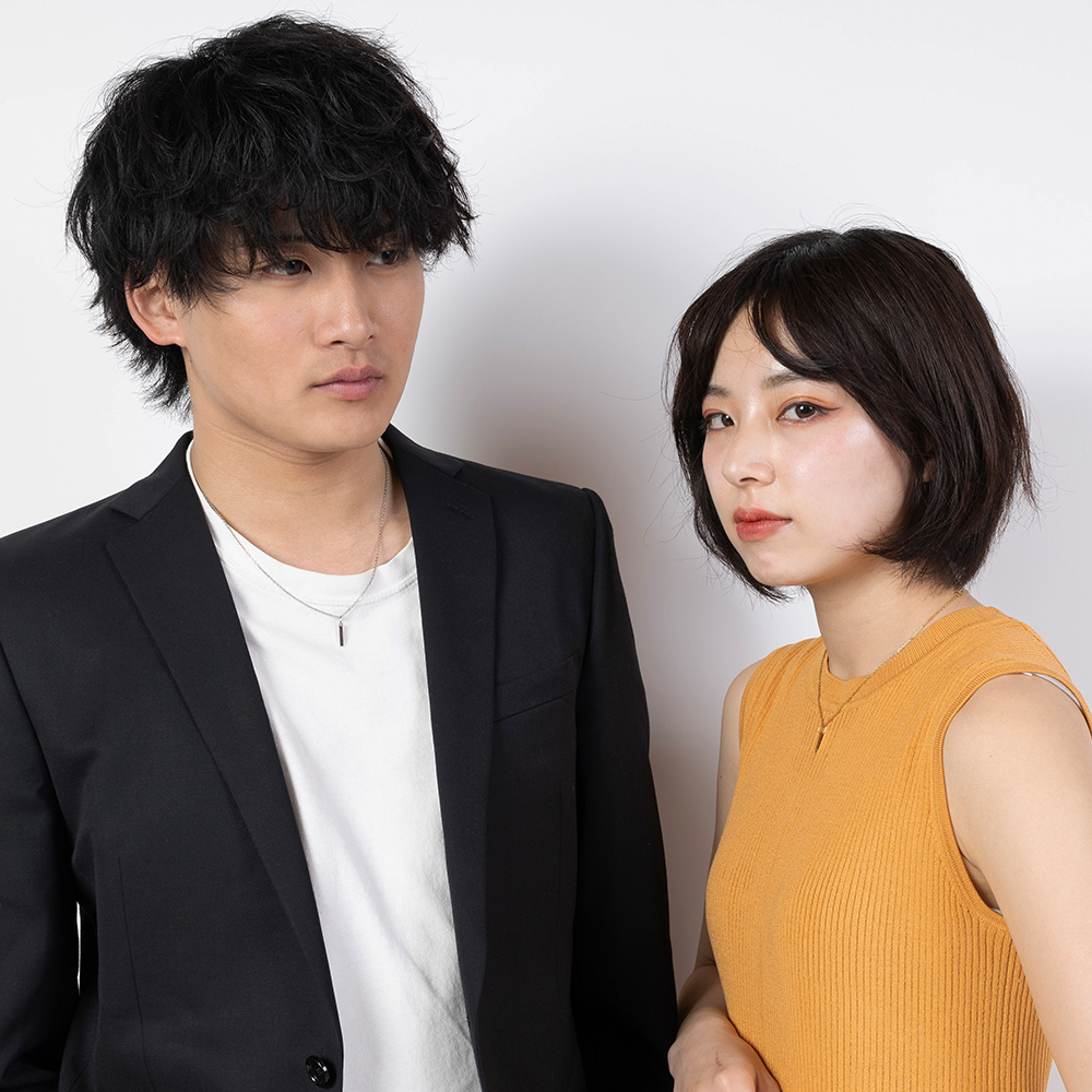 【ペア/刻印】プレート ネックレス  MS AP1004