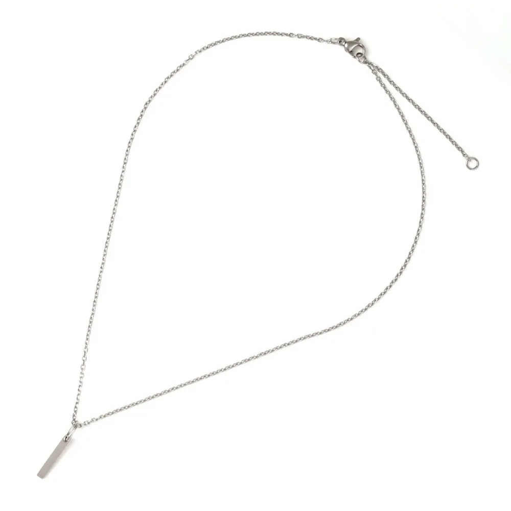 【ペア/刻印】プレート ネックレス  MS AP1004