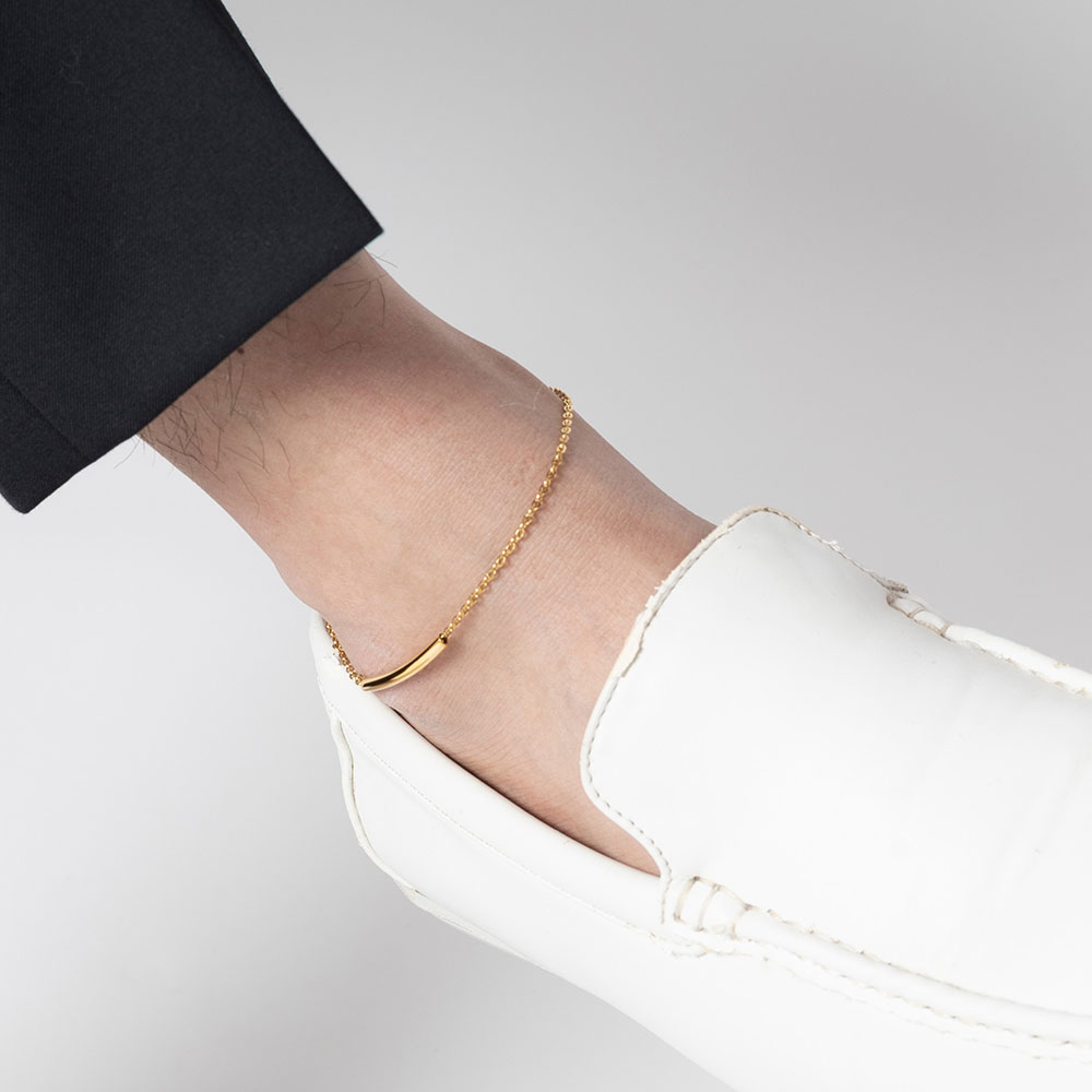 【ペア/刻印】チェーン アンクレット PiPy AP1005