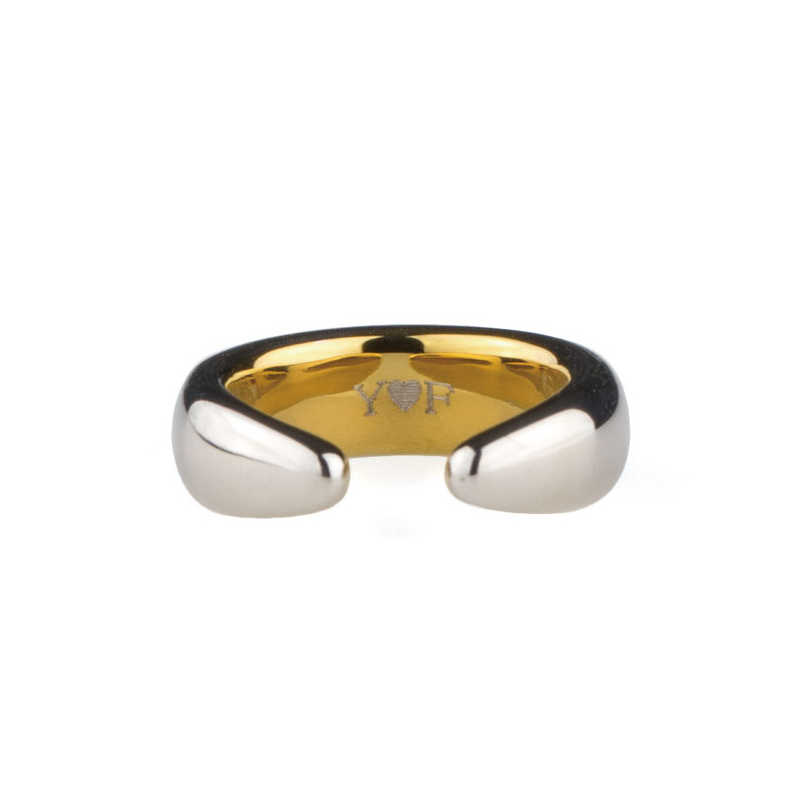 イヤーカフ 単品販売 シンプル 2トーン APE0274-SHGD