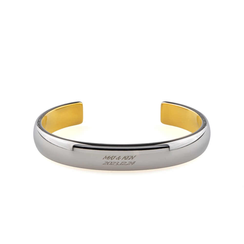 バングル 単品販売 シンプル 2トーン APB0525-SHGD APB0526-SHGD