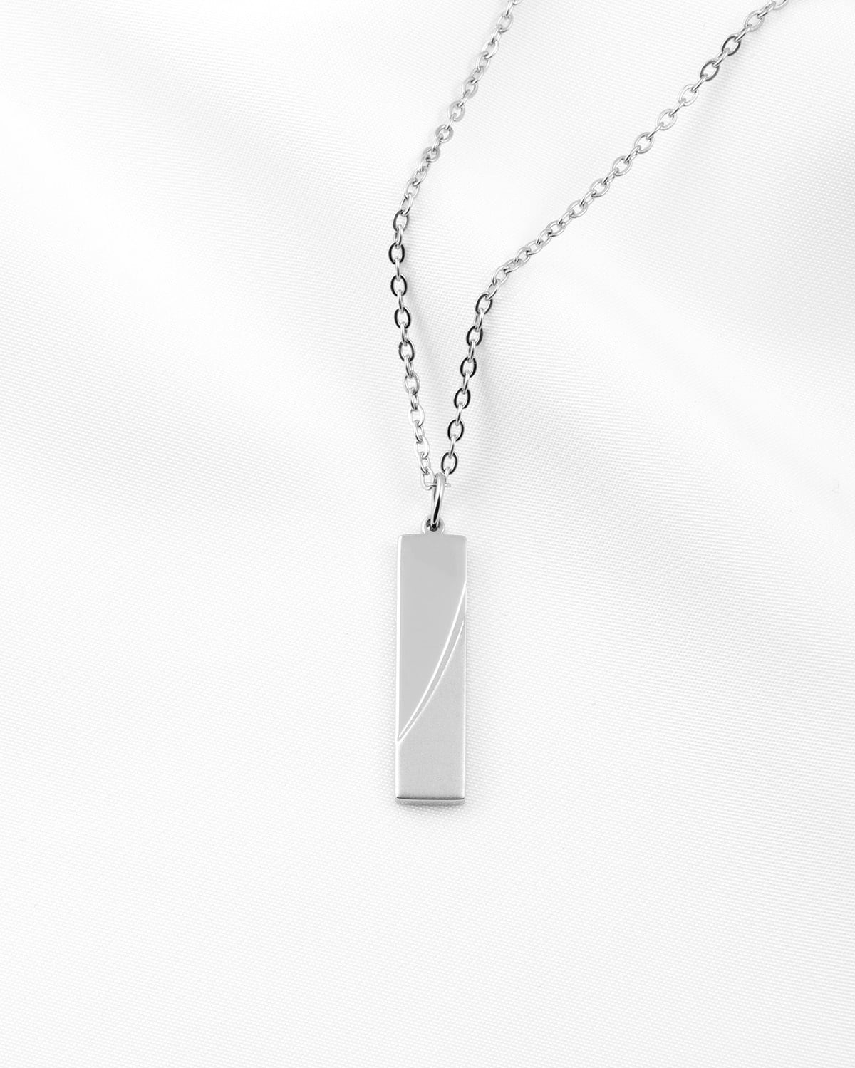 【ギフトBOX付】Plate Necklace SND