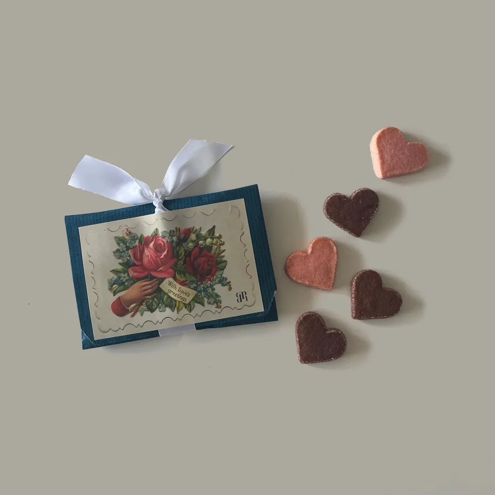 【ショッパー/お花付】Cookie (ROSE) + Chocolate set