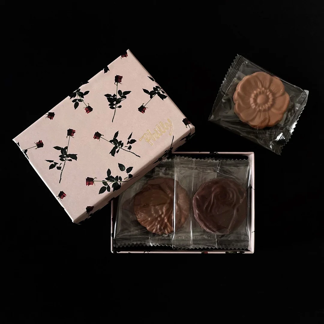 【ショッパー/お花付】Cookie (SWAN) + Chocolate set
