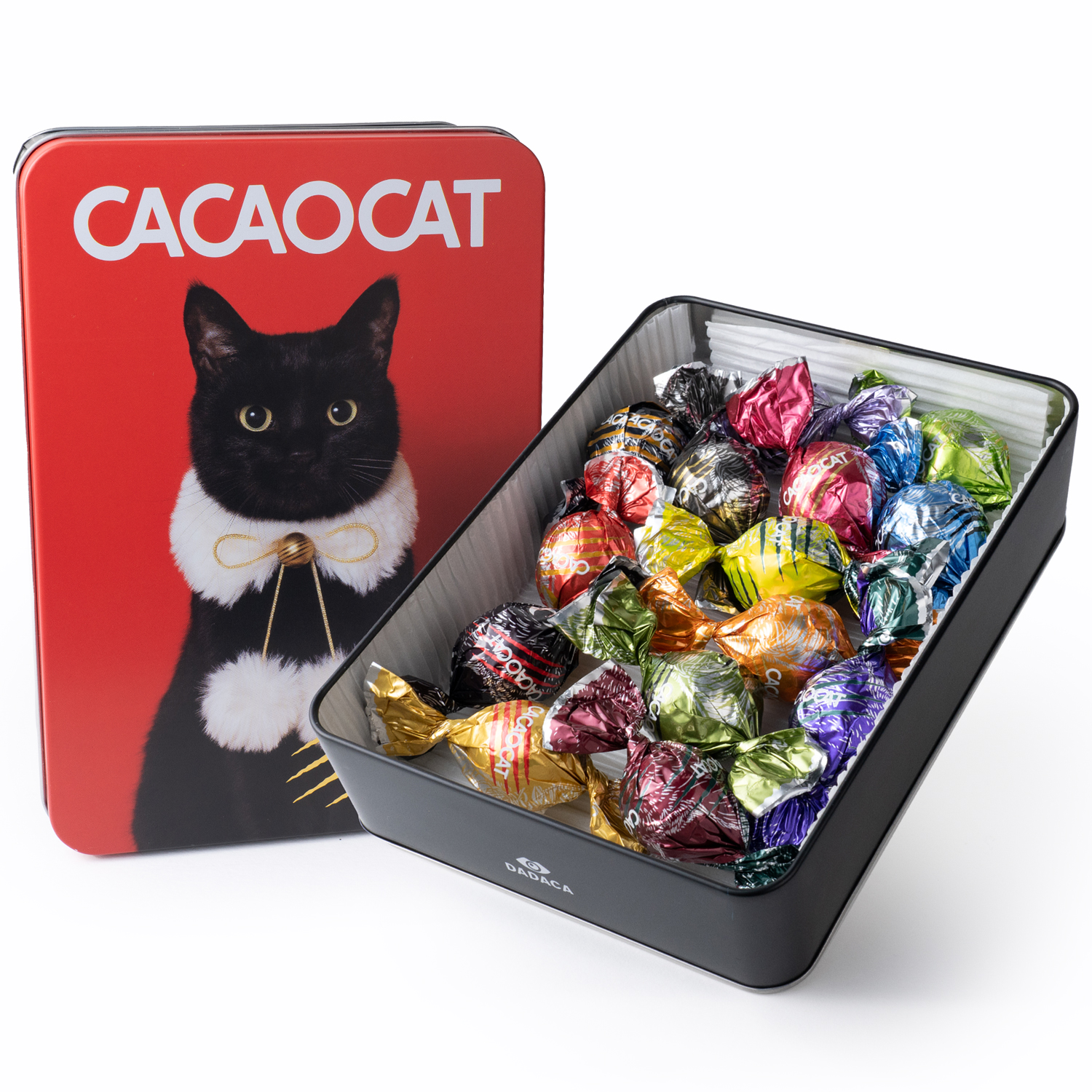 【期間限定】CACAOCAT 缶 ミックス 14 個入り RED