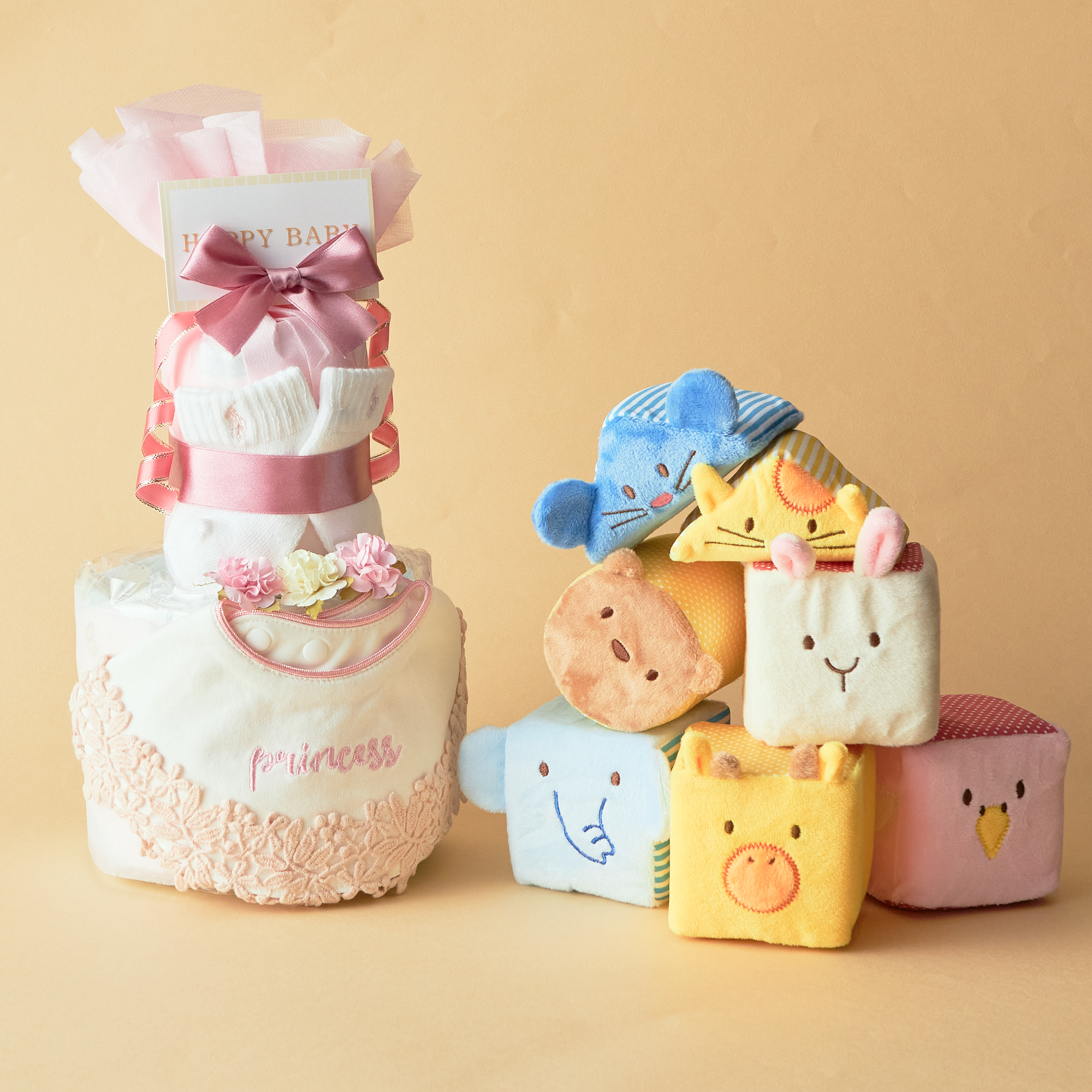 オリジナルおむつケーキをプレゼントしませんか(*^^*) 巻き付か