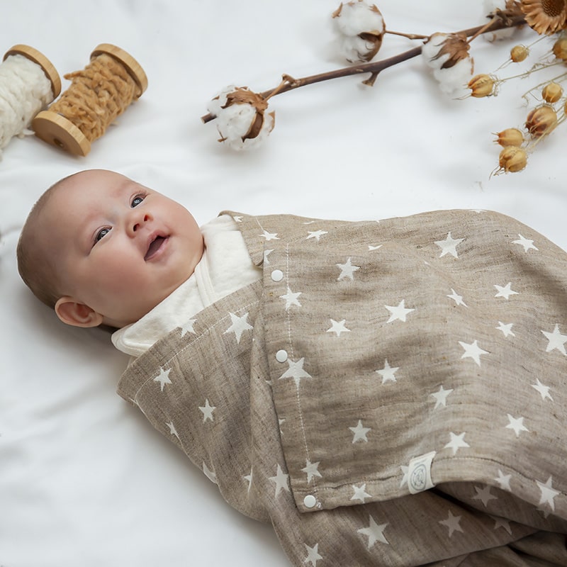 名入れ 星柄マルチブランケット