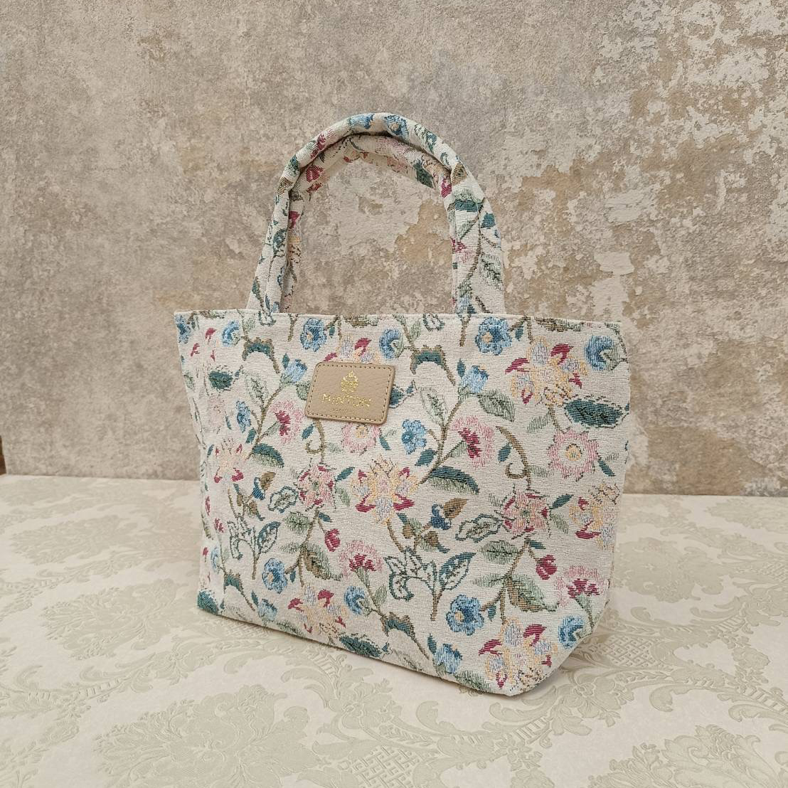 ゴブラン織ハンドバッグ