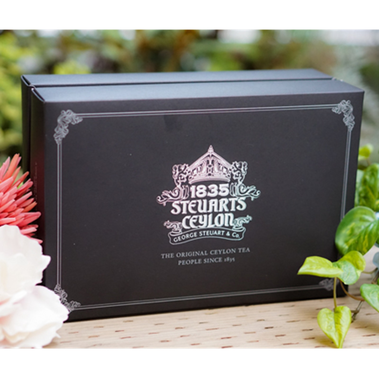 【ファーストクラスで採用された紅茶】George Steuart Tea トライアングルバッグ2缶セット(ヴィンテージアールグレイ×クイーンズチョイス)