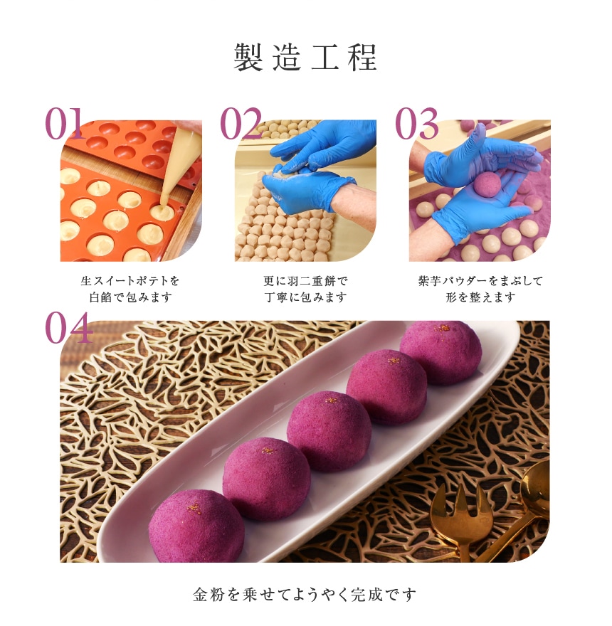 もちやわ・生スイートポテト大福20個入～ギフトボックスタイプ～