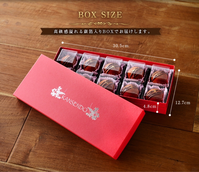 生チョコ大福10個入~ギフトボックスタイプ~