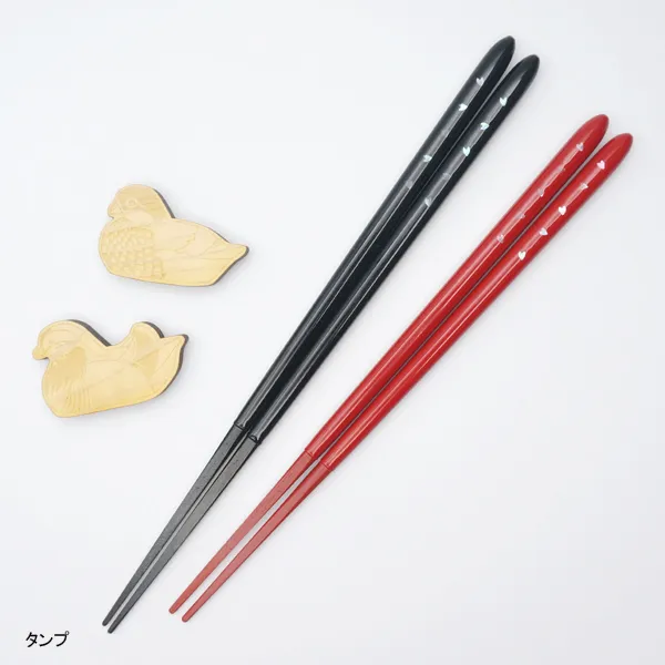 【結婚祝い】タンプカタログギフト “Wedding”とシックなお箸のBOXセット