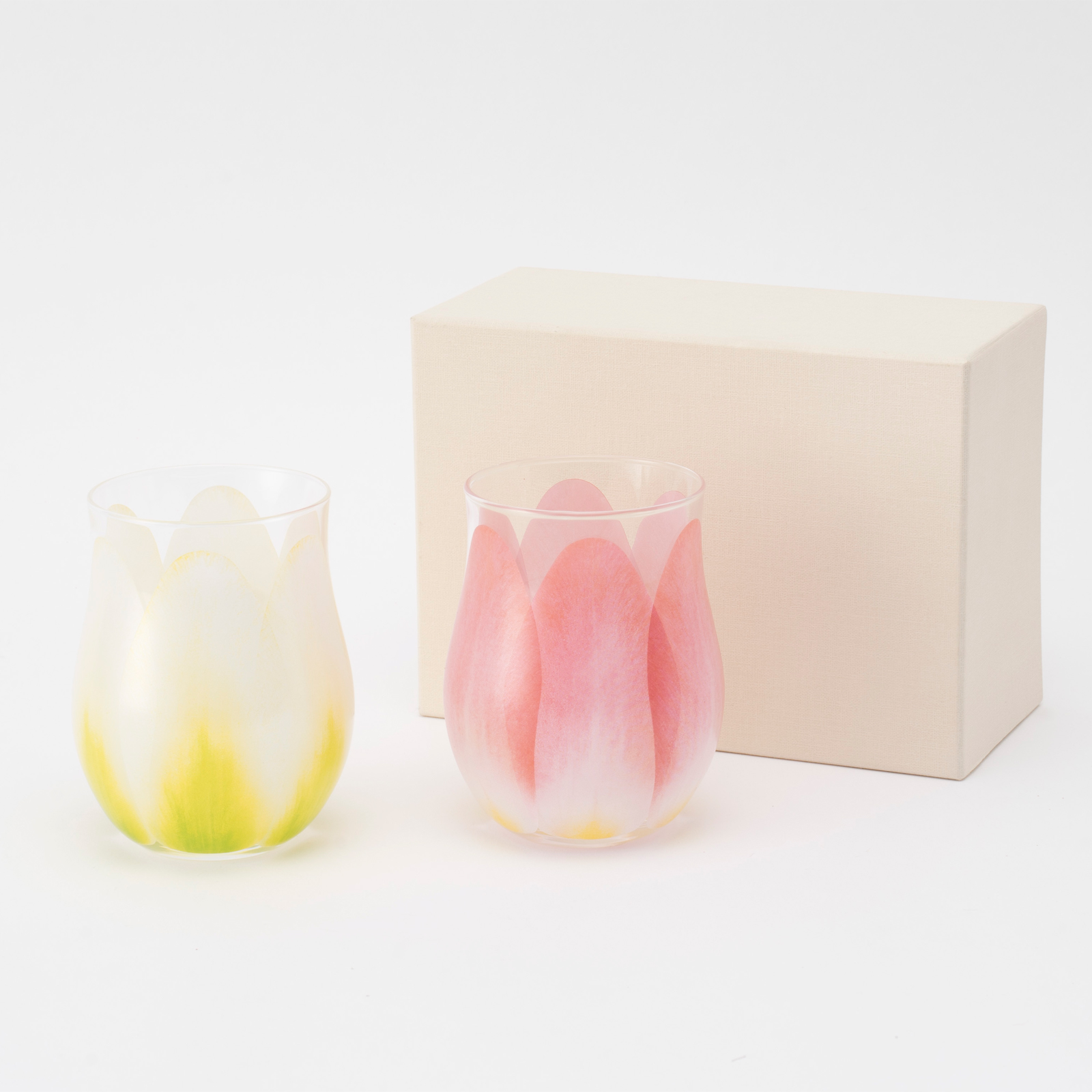 【結婚祝い】タンプカタログギフト “Wedding”とチューリップグラスのセット